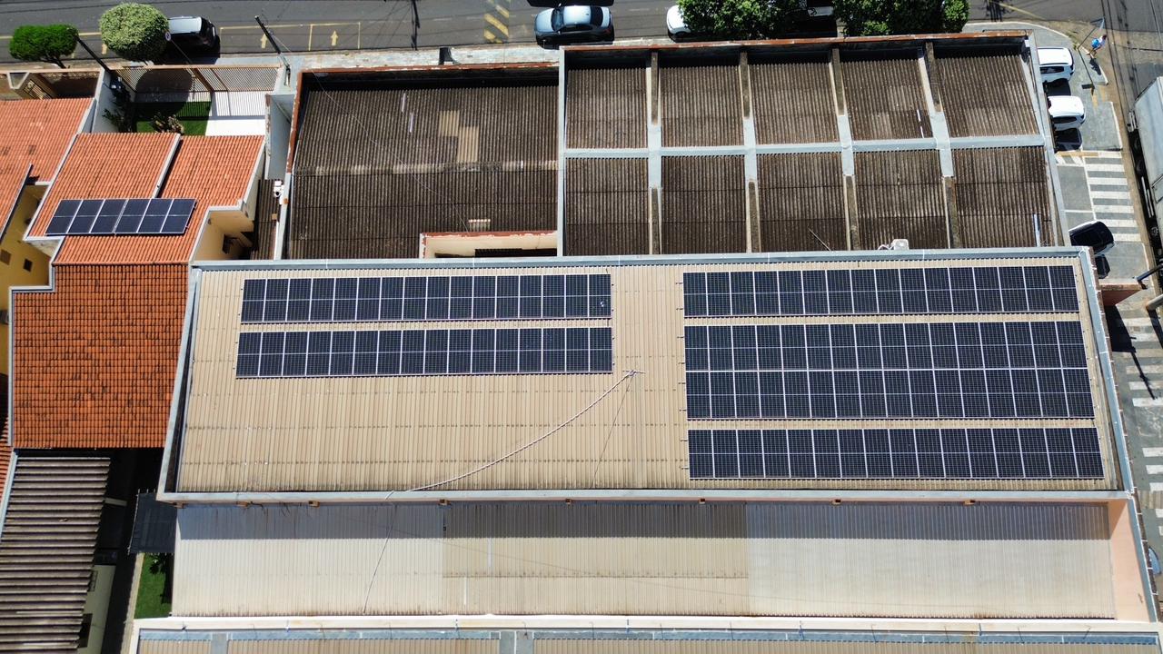 Projeto de energia solar instalado pela Fotovoltaica Rio Preto